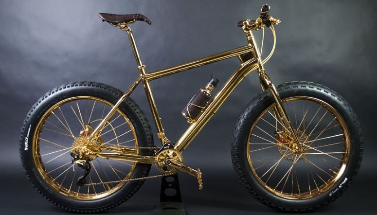 bicicleta de ouro 24 k